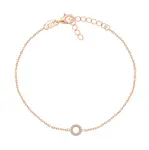 Brilio Silver Půvabný bronzový náramek se zirkony BRC17R