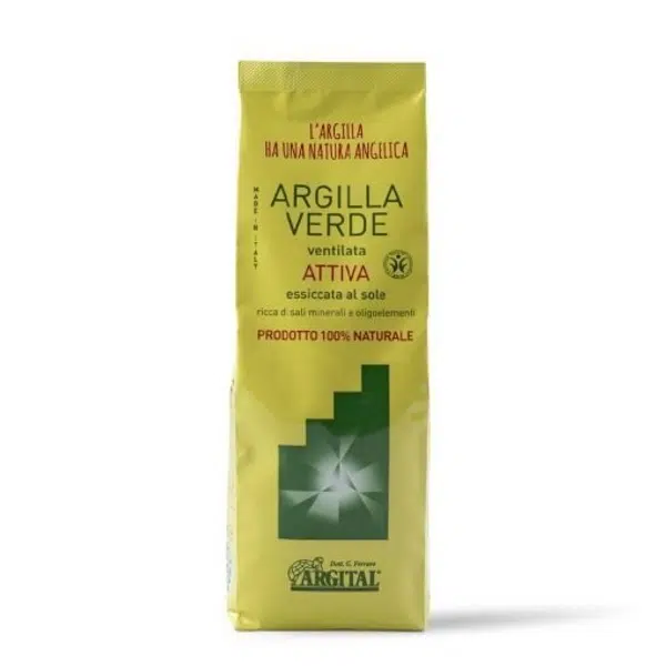 Argital Aktivní zelený jíl vysušený sluncem „Ventilated“ 500 g