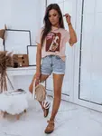 Women&#039;s denim shorts MOLLA blue Dstreet