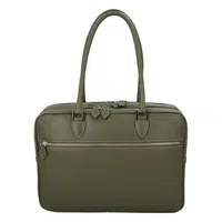 Dámka kožená business kabelka khaki - ItalY Anita