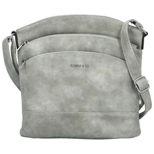 Dámska crossbody svetlosivá - Romina & Co Bags Zigitta