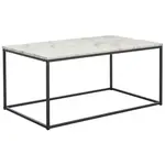 MID.YOU KONFERENČNÍ STOLEK, černá, bílá, kov, kompozitní dřevo, 100/60/45 cm