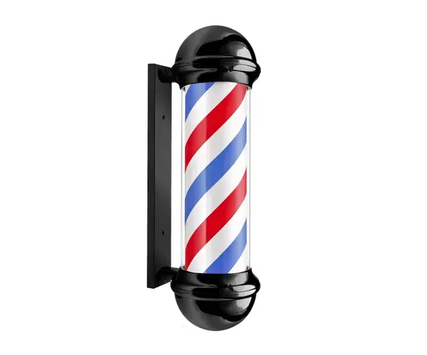 Svetelný pútač pre holičstvo Sibel Barburys - 70 cm, čierny (7760013) + darček zadarmo