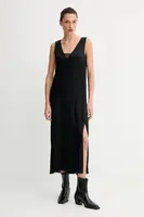 Šaty ZADIG&VOLTAIRE černá barva, maxi, WWDR02556