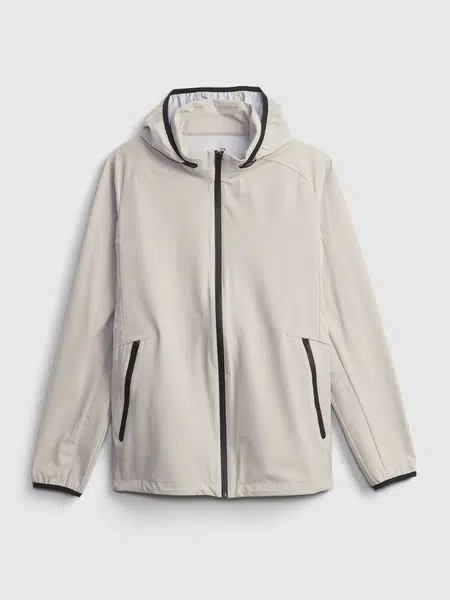Šedá pánska bunda GAP active jacket