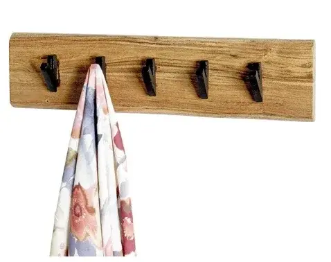 Věšiak na stenu Riviera, šírka 60 cm, masivna akácia%