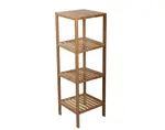 Drevený regál Bamboo, 4 police%