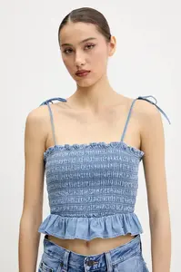 Bavlněný top Tommy Jeans