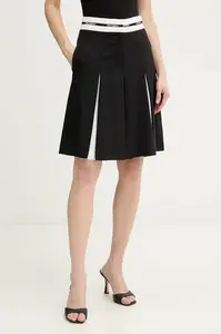 Sukně s příměsí vlny Karl Lagerfeld