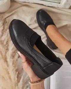 Resti Black women's moccasins Nasannae