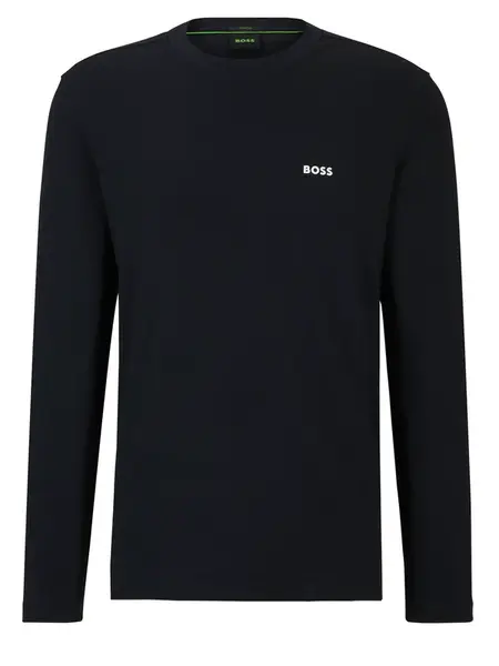 BOSS Tričko  námornícka modrá