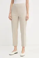 Kalhoty Calvin Klein dámské, černá barva, střih cigarette, high waist, LV044B690G