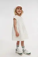 Dětské bavlněné šaty Liewood Gudrun Dress béžová barva, mini, LW18712