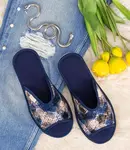 Dámské pantofle NS-061 modré