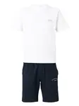 JACK & JONES Joggingová súprava 'JJCOLLEGE'  tmavomodrá / biela