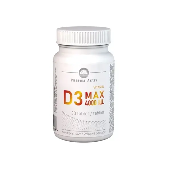 Pharma Activ Vitamin D3 Max 4000 I.U. 30 tablet