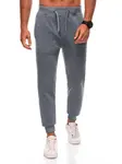 Edoti Men's BASIC uniform sweatpants joggers - grey melange