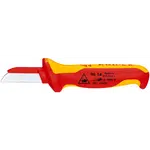 Nůž na kabely elektrikářský, izolovaný 1000V, čepel 50 mm - KNIPEX 98 54