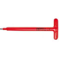 Šroubovák Imbus (šestihran), T-rukojeť, izolovaný 1000 V, 8 mm, krátký - KNIPEX 98 14 08 Délka: 120 mm, Velikost: 5 mm