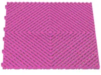 Plastová dlaždice, perforovaná, modulární, 40 x 40 x 1,8 cm, různé barvy - Procarosa Barva: růžová