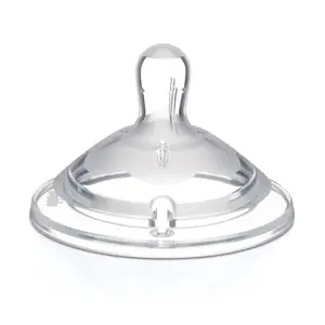 CHICCO Dudlík na láhev Natural Feeling silikon, rychlý průtok 2 ks, 6m +