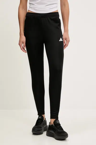 Tepláky adidas Performance Tiro Essentials dámské, černá barva, s aplikací, JP2530