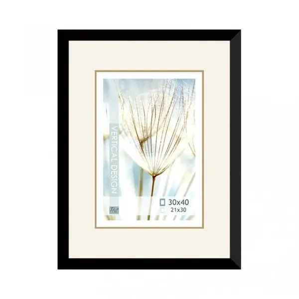 Dřevěný rám černý Avon – 30x40cm