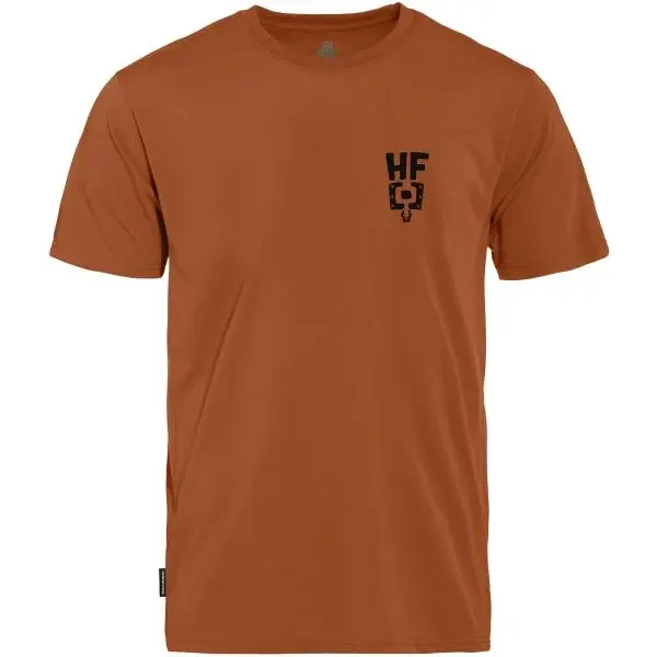 Horsefeathers PEDAL Pánske cyklistické tričko, hnedá, veľkosť