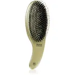Olivia Garden Expert CURVE Board&Nylon Gold kartáč na vlasy s nylonovými a kančími štětinami 1 ks