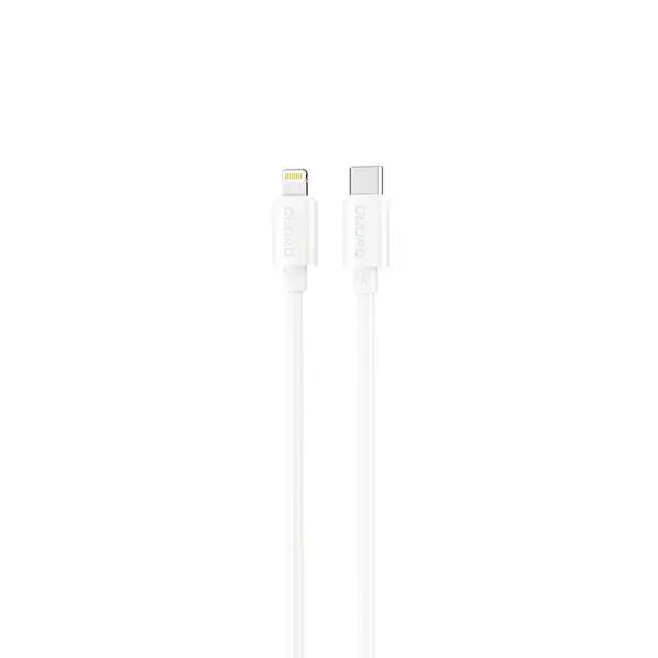 Dudao L4X kabel USB-C - Lightning, 30W, 2 m, bílý