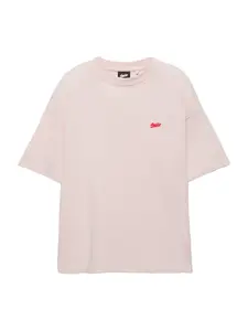 Pull&Bear Tričko 'STWD'  ružová / červená