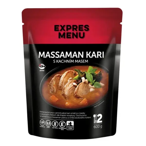 Expres menu massam kari thajské kari s kachním masem 600 g