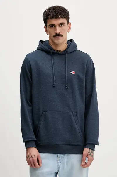 Tommy Jeans  mikina s kapucňou pánska s bavlnou