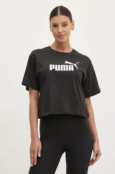 Puma Bavlnené tričko Puma Essential Logo