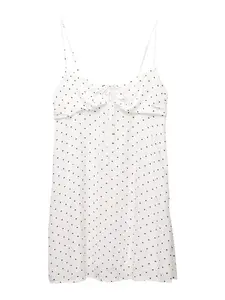 Pull&Bear Letné šaty 'PACIFIC'  tmavohnedá / biela