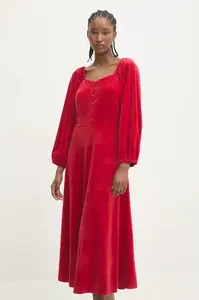 Velurové šaty Answear.LAB