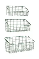 Nástěnný úložný koš Madam Stoltz 3-pack