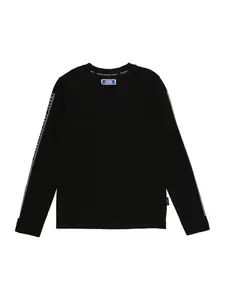 Jack & Jones Junior Tričko 'JCOFUSION'  čierna / biela
