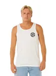 Rip curl pánské tílko Pacific Rinse Tank Bone | Bílá | Velikost L | 100% bavlna