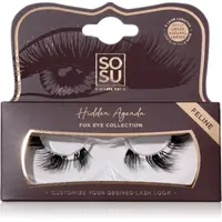 SOSU Cosmetics Hidden Agenda Fox Eye Collection umělé řasy odstín Feline 1 ks