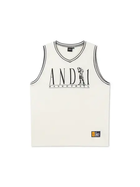 AND1 Tričko 'Player'  nebielená / čierna