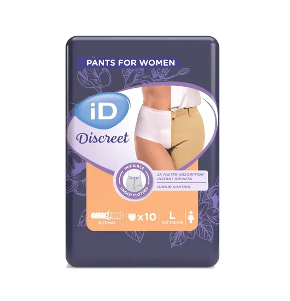 iD Discreet Pants Large Normal 10 ks