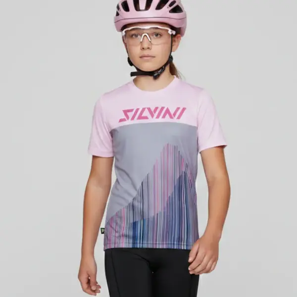 Dětský enduro dres silvini denni růžová 134-140