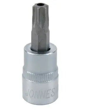 Zástrčná hlavice TORX s otvorem 3/8" 6hranná, rozměr TT25 - JONNESWAY S08H325 Velikost: TT40
