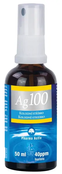 Pharma Activ Koloidné striebro Ag100 40ppm spray