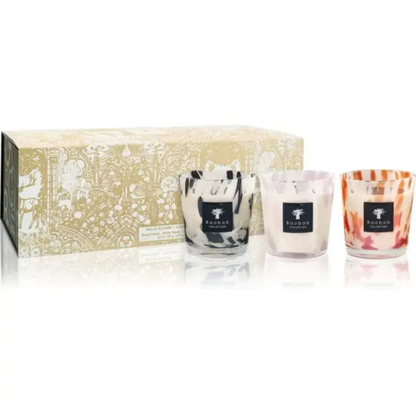 Baobab Collection Pearls Candle Trio dárková sada