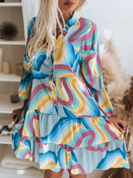 Dámske šaty BRANTONA blankytně Dstreet