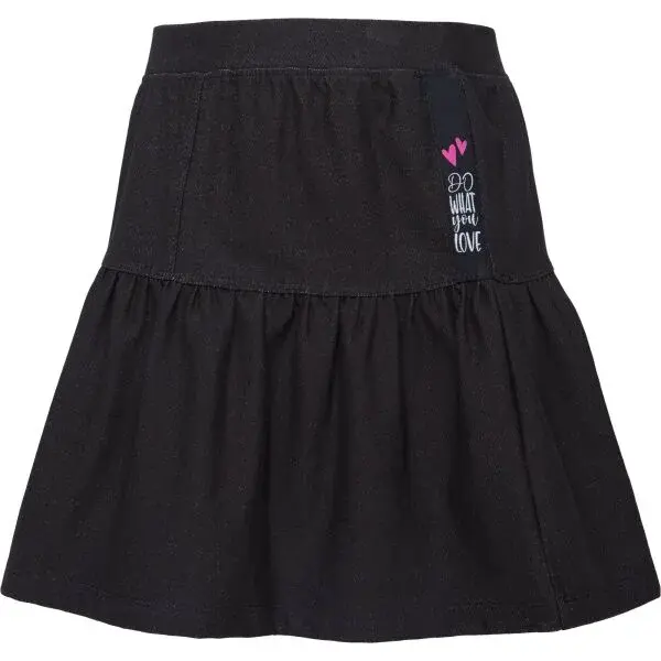 Lewro CATINA Dievčenská sukňa, čierna, veľkosť 164-170