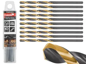 TVARDY HSS 2,00 mm černý a zlatý kovový spirálový vrták