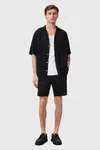 Kraťasy AllSaints NEIVA pánské, černá barva, M037TC